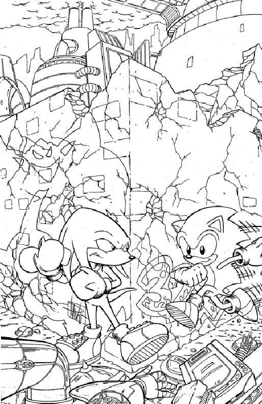 Kids-n-fun.com | 20 coloring pages of Sonic X